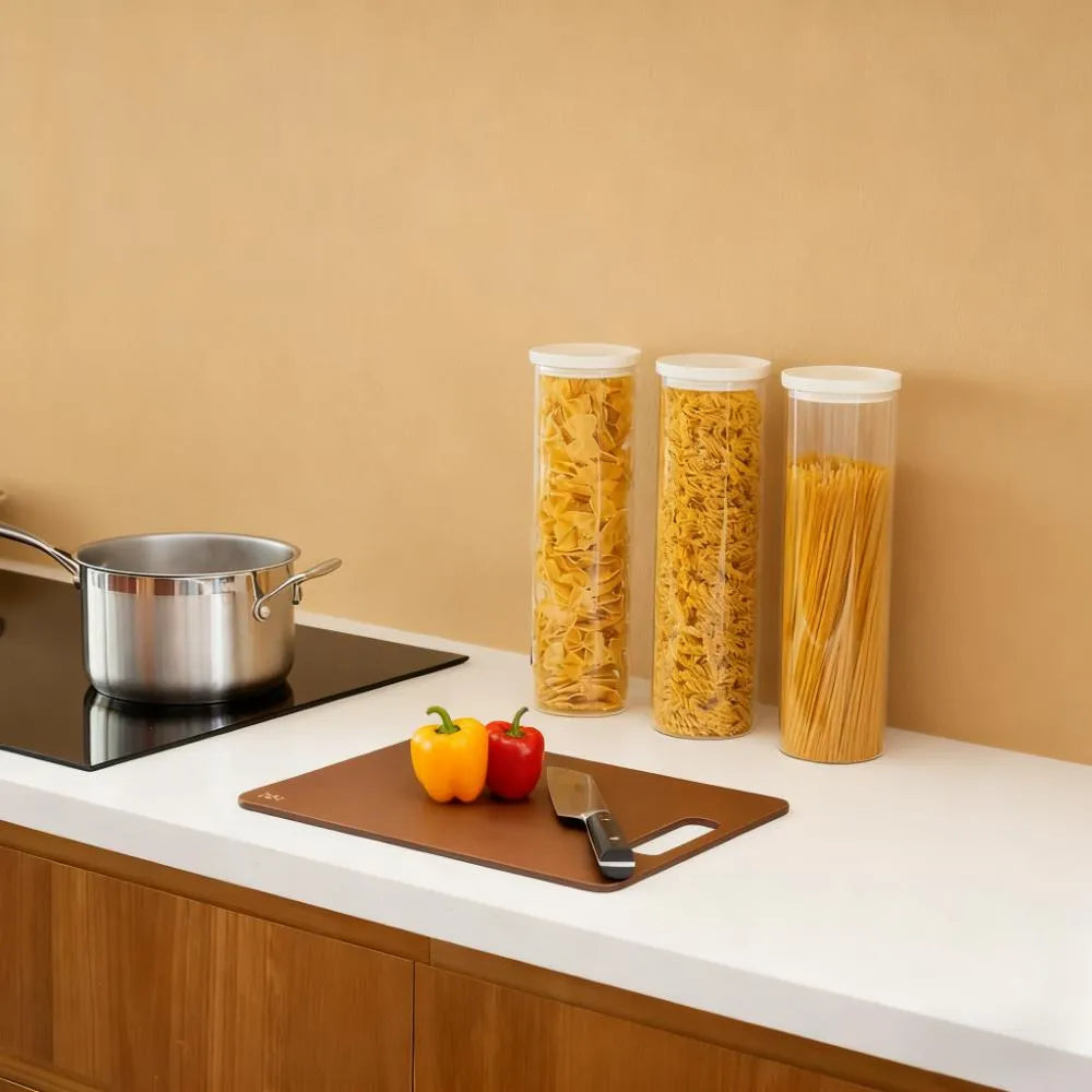 Round Glass Jars for Pantry Storage