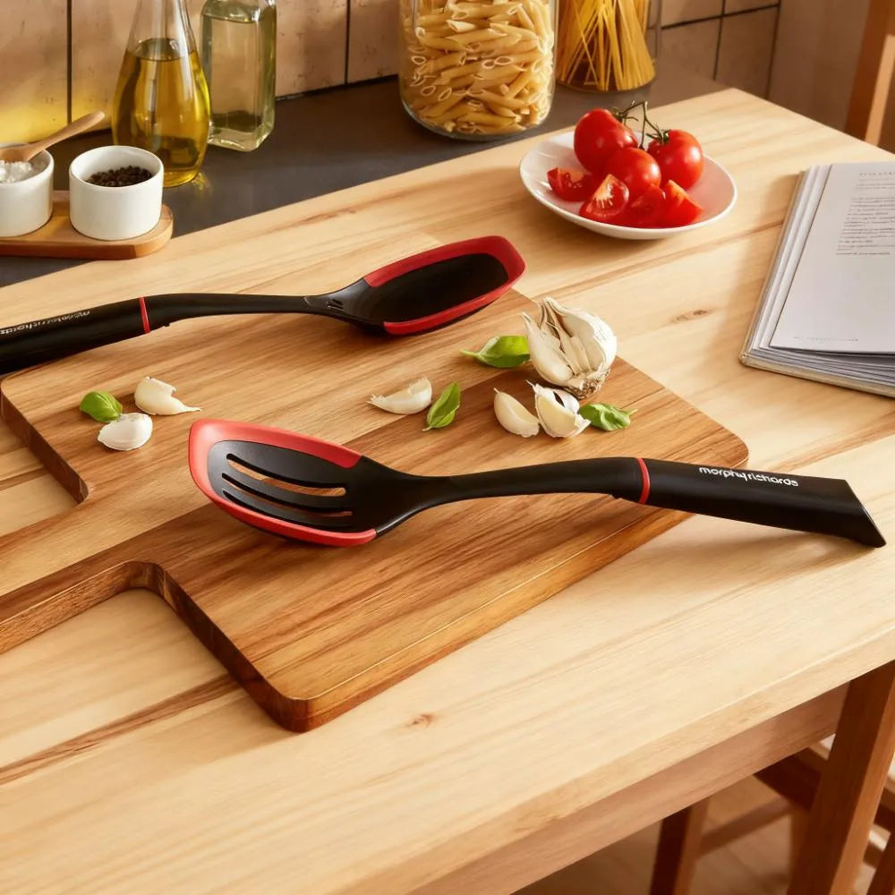 Solid and Slotted Spoon Set