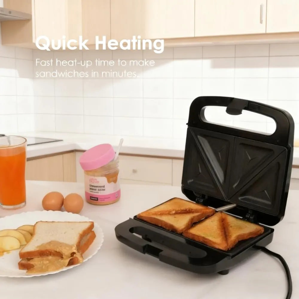 Dual-Function Sleek Sandwich Maker