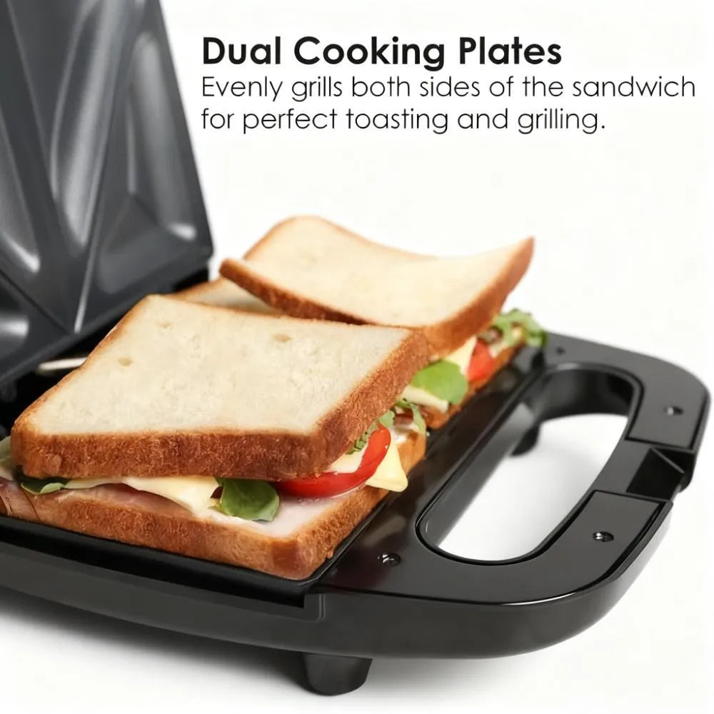 Dual-Function Sleek Sandwich Maker