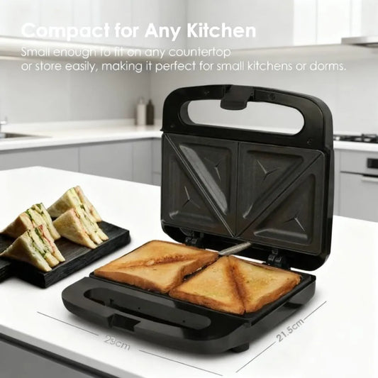 Dual-Function Sleek Sandwich Maker